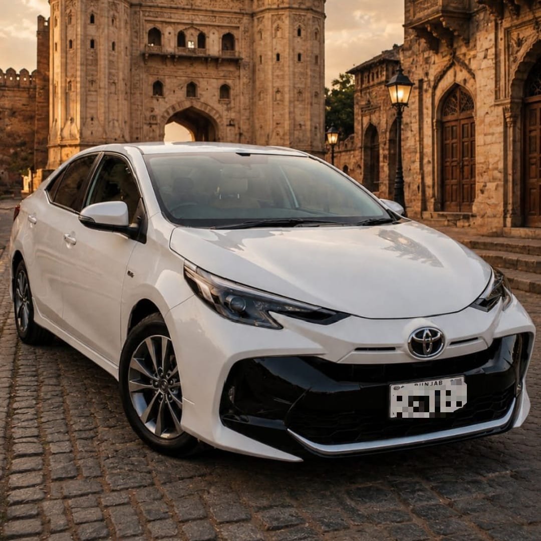 Home toyota yaris rent a car Lahore